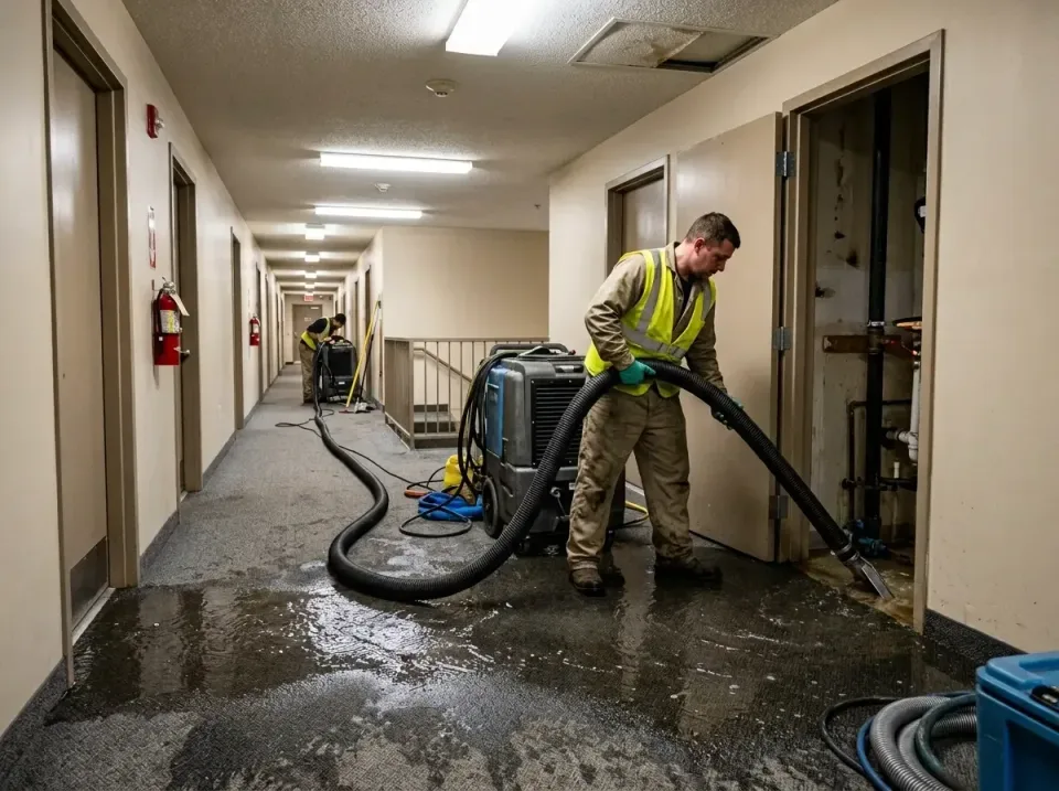 multi-unit-apartment-hallway-f-005 — frequently asked questions, Emergency Burst Pipe Water Extraction & Removal in Sky Vall…